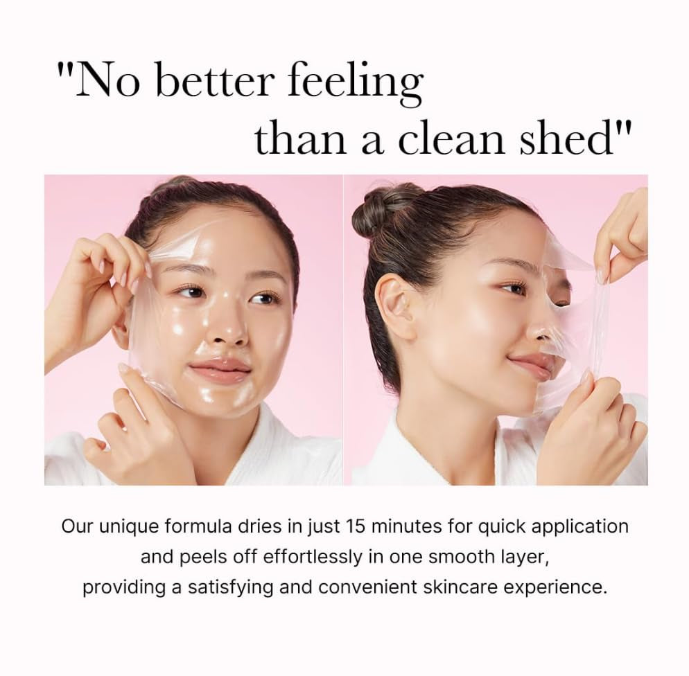Collagen Night Wrapping Peel off Facial Mask with Jelly Brush